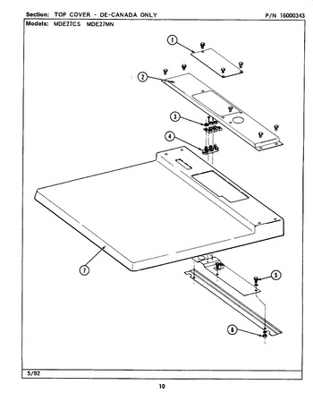 Diagram for MDE27MNAFW