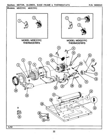 Diagram for MDE27PCAEW