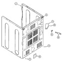 Diagram for 02 - Cabinet-rear