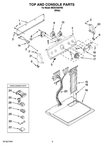 Diagram for MEDC400VW0