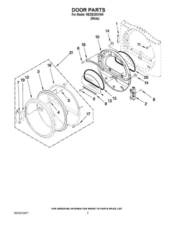 Diagram for MEDE200XW0