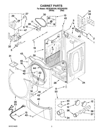 Diagram for MEDE400XW0