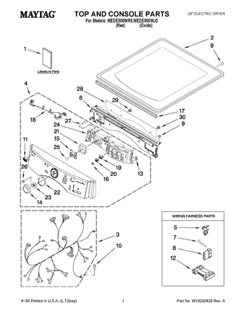 Diagram for MEDE500WJ0