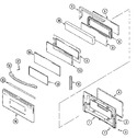 Diagram for 04 - Door (upper/mer6870acc)