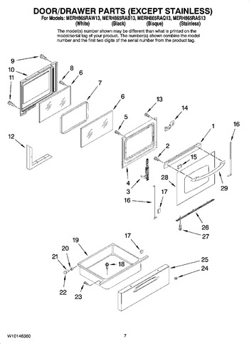 Diagram for MERH865RAS13