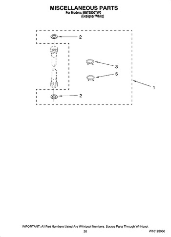 Diagram for MET3800TW0