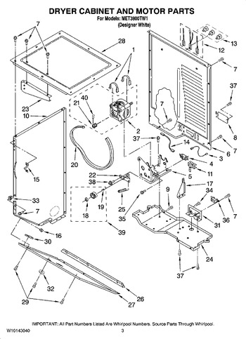 Diagram for MET3800TW1