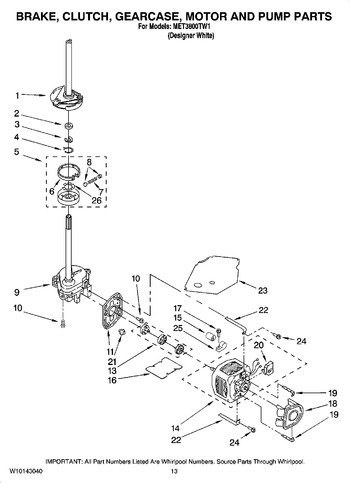 Diagram for MET3800TW1