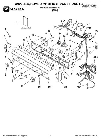 Diagram for MET3800TW2