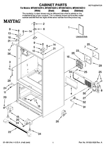 Diagram for MFI2067AES13