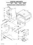 Diagram for 06 - Freezer Liner Parts