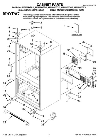 Diagram for MFI2569VEQ10