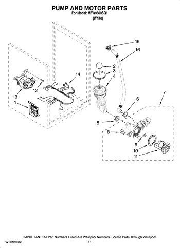 Diagram for MFW9600SQ1