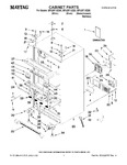 Diagram for 01 - Cabinet Parts