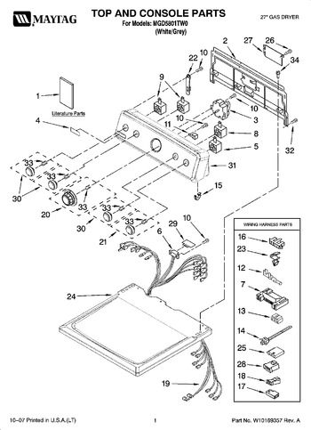 Diagram for MGD5801TW0