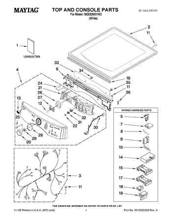 Diagram for MGDE500VW2