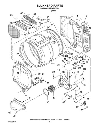 Diagram for MGDX550XW0