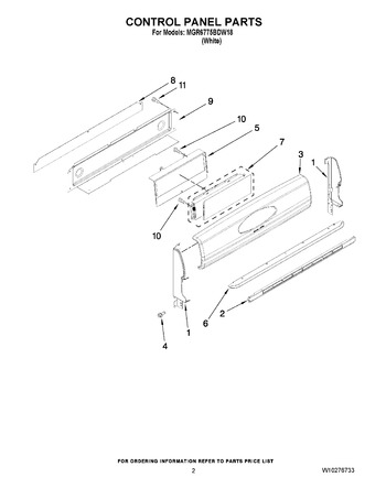 Diagram for MGR6775BDW18