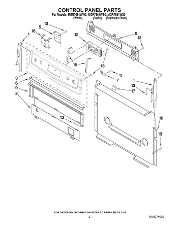 Diagram for MGR7661WW0