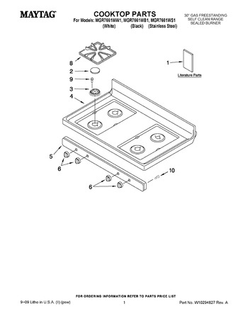 Diagram for MGR7661WS1