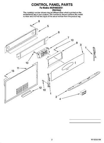 Diagram for MGRH865QDS1