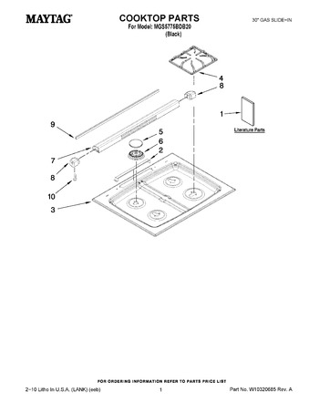 Diagram for MGS5775BDB20