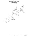 Diagram for 02 - Control Panel Parts