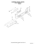 Diagram for 02 - Control Panel Parts