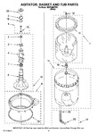 Diagram for 10 - Agitator, Basket And Tub Parts