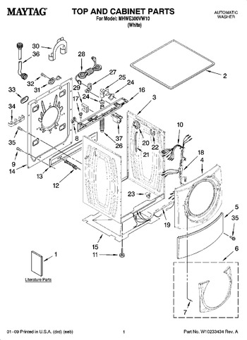 Diagram for MHWE300VW10