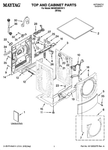 Diagram for MHWE300VW11