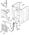 Diagram for 11 - Cabinet-rear (washer)