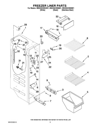 Diagram for MSD2553WEM01