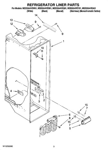 Diagram for MSD2554VEQ01