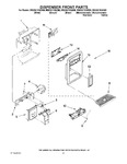 Diagram for 08 - Dispenser Front Parts