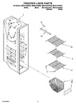 Diagram for 04 - Freezer Liner Parts