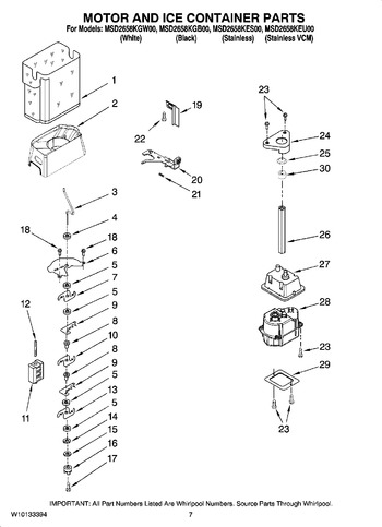 Diagram for MSD2658KES00