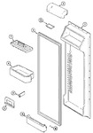 Diagram for 07 - Fresh Food Inner Door