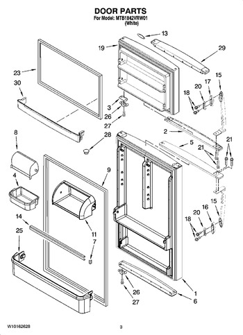 Diagram for MTB1842VRW01