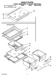 Diagram for 05 - Shelf Parts, Optional Parts (not Included)