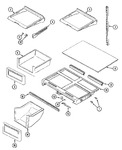 Diagram for 11 - Shelves & Accessories