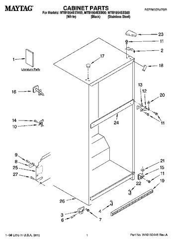 Diagram for MTB1954EEB00