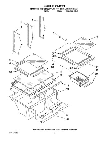 Diagram for MTB1954EEW03