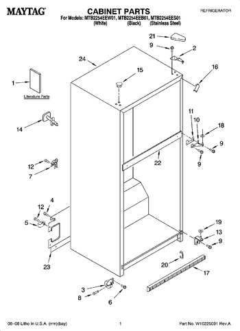 Diagram for MTB2254EEB01