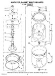 Diagram for 03 - Agitator, Basket And Tub Parts