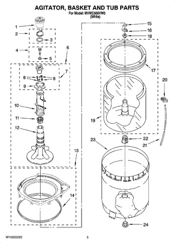 Diagram for MVWC500VW0