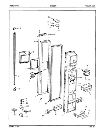 Diagram for NDNS229FA (BOM: 5A63A)