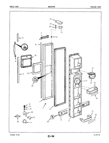 Diagram for NDNS249GA (BOM: 5N66A)