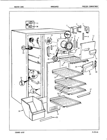 Diagram for NDNS249GZA (BOM: 7L36A)