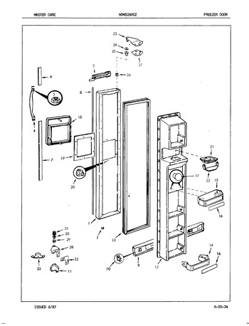 Diagram for NDNS249GZA (BOM: 7L36A)